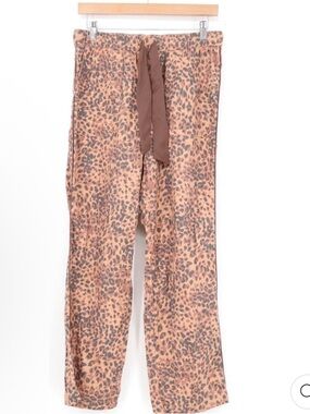 aerie Leopard Print pajama pants- brown and Black